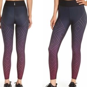 Ultracor Argyle Pixelate Leggings Ultra Fit Ombre XXS